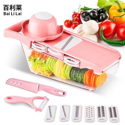 China Sustainable hot sale vegetable fruit spiral slicer/vegetable spiralizer with bowl and knife set for sale