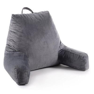 China Antistatic Posture Bedrest Pillow / Cushion Reading Blanket With Suede Fabric for sale