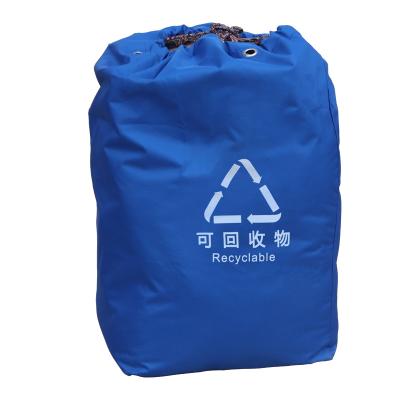 China Sustainable Environmental Protection Oxford Cloth Material Waterproof Express Transfer Bag Recycle Garbage Bags for sale