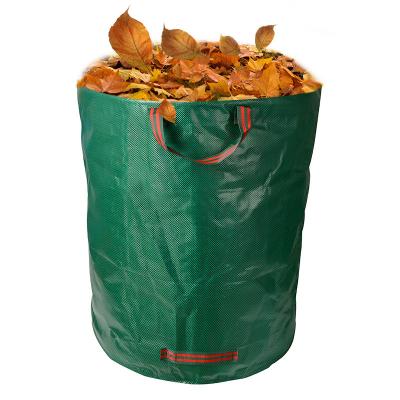 China PP Garden Leaves Bag Smart Waste Sorting And Recycling Community Gardening Straw Bag Collecting Basket Deciduous Bag for sale