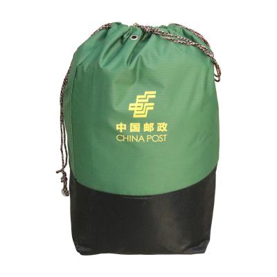 China Oxford Fabric Viable Use EMS Waterproof And Moistureproof Express Bags Storage Large Sizes For Courier Service Drawstring Bag for sale