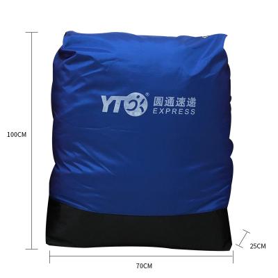 China Durable Thickened Wear-resistant Waterproof Express Oxford Storage Transfer Bag With Zipper Logo Accept Customized for sale