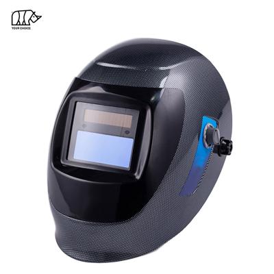 China INWELT Shade Grind Welding Function Solar Cell True Color Auto Welding Spark Proof Wide Helmet For CAT MIG Welder for sale