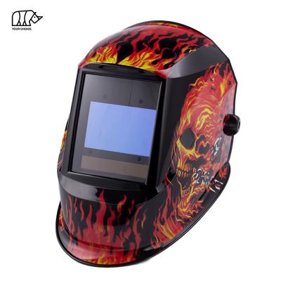 China OEM Premium Function China Premium Cool Dull Sight MIG TIG Arc Solar Power Auto Grinding Welding Helmet With Shade for sale