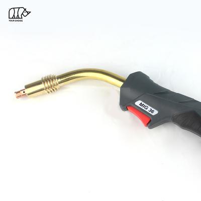 China Professional Euro Adapter 36KD MIG36 Easy-Operation Gas Cooled MIG Torch With 3M Length for sale