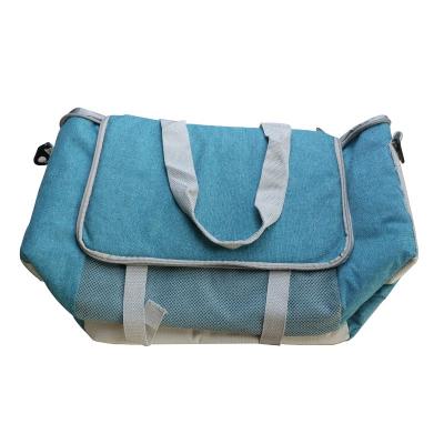 China Customized Outdoor Waterproof Reusable Recycling Large Capacity Oxford Insulated Bag Lunch Cooler Bag for sale