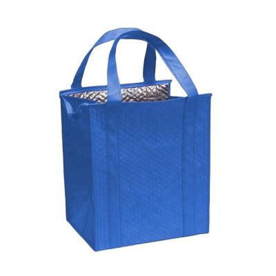 China Wholesale Custom Aluminum Foam Waterproof EPE Combined Nonwoven Thermal Cooler Bag Insulated Freezer Lunch Bag for sale