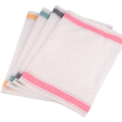 China New Design Stripe Hotel Kitchen Tea Towel QUICK DRY Plain Dyed Towel, Restaurant Cotton Tea Towels Bulk for sale