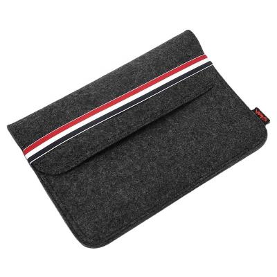 China New Arrival Designer Black Felt For Lightweight Book Laptop Sleeve Case for sale