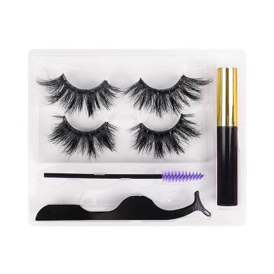 China Delicate False Magnetic Eyelashes False Eyelash With 3d Tweezers False Eyelashes for sale