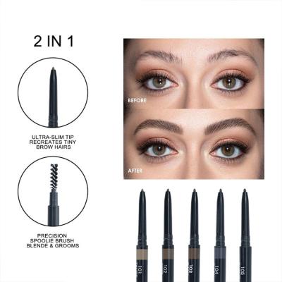 China ADs Waterproof Eyebrow Pencil Jar Pointed Eyebrow Pencil Eyebrow Pencil for sale