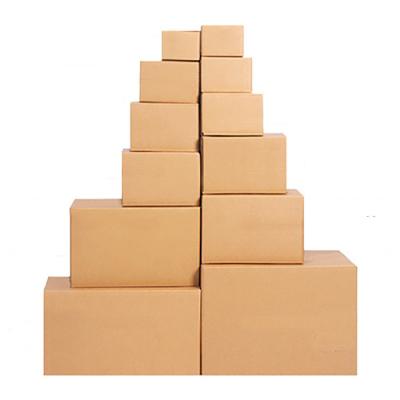 China Recycled Materials Wholesale Cardboard Custom Printed Corrugated Shipping Box Brown for sale