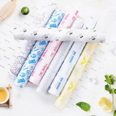 China Moisture Proof Custom Kraft Wrapping Wrap Hamburger Wrapping Paper for sale