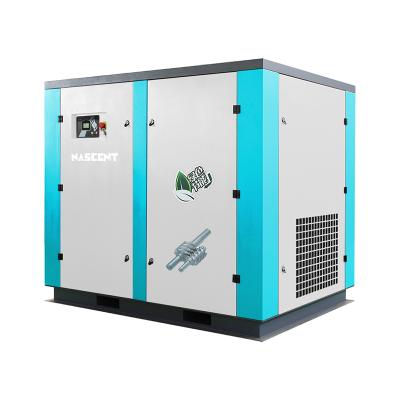 China Lubricated Industrial Silent Compressors 175hp 132kw Direct Drive Screw Air Compressors For Plating Equipment for sale