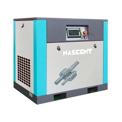 China 10hp 7.5kw 3 PM Stage Air Cooling Inverter Screw Lubricated Durable Steel Industrial Screw Compressors for sale