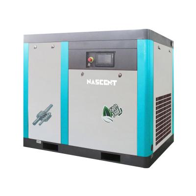 China Lubricated Air Cooling Compressors 75hp 55kw 8 Bar 325cfm P.M. Vsd Screw Air Compressor for sale