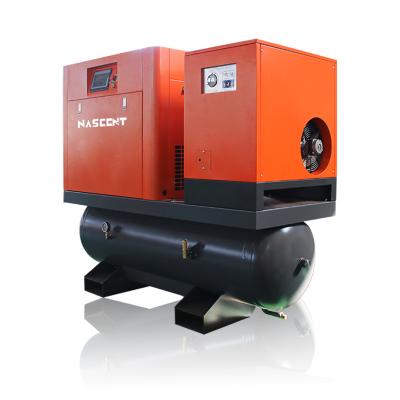 China E-commerce goods 2021 hot sale 15kw 20hp 16bar electric rotary screw air compressors with tank and dryer for sale