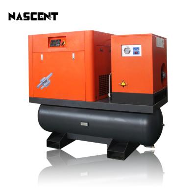 China Hot Sale 11kw 15hp 16bar E-commerce Goods Emerging Laser Cutting Machine Rotary Screw Air Compressors for sale