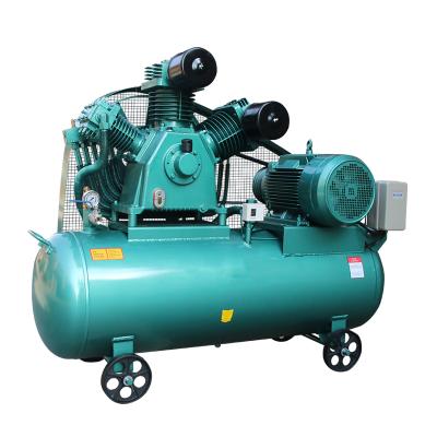 China 11kw 15hp 30bar lubricated piston high pressure air compressor with 300L tank for pet blowing machine for sale