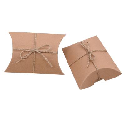 China Factory Supply Recyclable Brown Kraft Paper Christmas Candy Gift Box Customized Box for sale