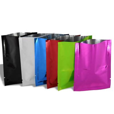 China Custom Moisture Proof Aluminum Foil Food Packaging Bags Heat Seal Tear Notch Zip Lock Bags for sale