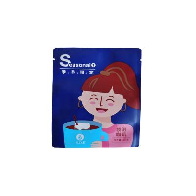 China China Manufacturer Wholesale Coffee Tea Moisture Proof Bags Pouches Packaging Quad Sealed Flat Pouch for sale