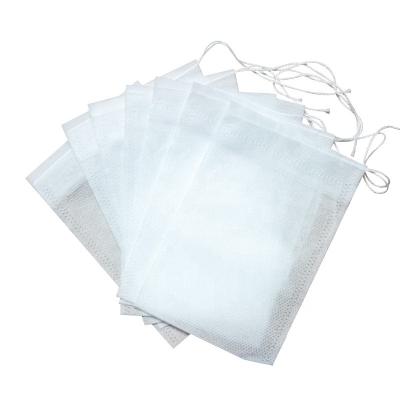 China Disposable Empty Tea Bag Biodegrable Tea Bag Filter Paper Wholesale Tea Bag Filter With String for sale