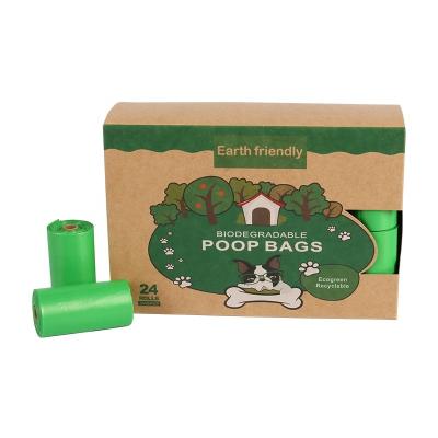 China 100% Eco Friendly Biodegradable Dog Poop Bag Pet Waste Bag Dog Poop Waste Bag For Walk Packed In Box for sale