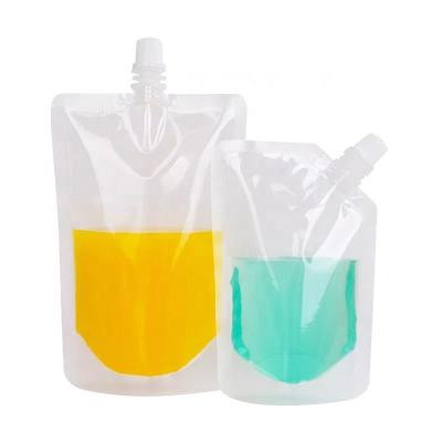 China Custom Biodegradable Logo Squeeze Pouch 250ml Biodegradable Standup Pouch With Spout for sale