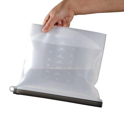 China Eco-Friendly/Reuseable/Safety/No-toxic/Stand Up Cheap Stock 500-1500ml Poly Matte Clear Flat Box Bottom Silicone Plastic Sealable Bag With Zipper for sale