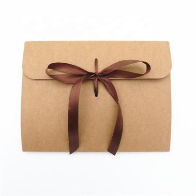 China Exquisite Party Scarf Underwear Presents Box Greeting Cards Envelope Paper Boxes Recyclable/Biodegradable Custom Silk Gift Packaging Box for sale