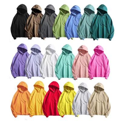 China wholesale cheap drop french single shoulder cotton hoodie Anti-wrinkle cotton factory terry oversized hoodies sweatshirts for sale