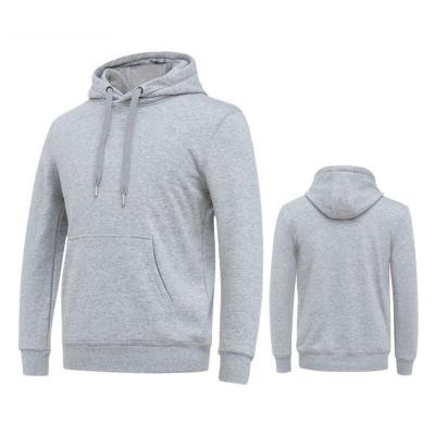 China wholesale Anti-wrinkle cotton fleece hoodie 400gsm pullover hoodies heavy plain black sweatshirts for sale