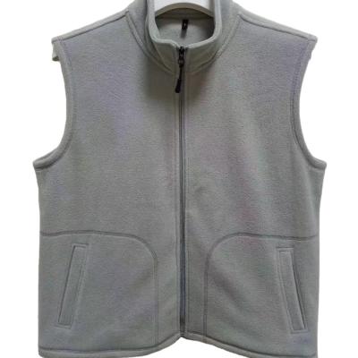 China Outdoor High Thick Collar Anti-pilling Anti-pilling Tank Top Fleece Sleeveless Custom Work Vest for sale