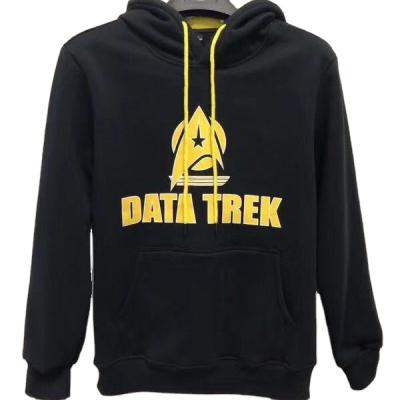 China Anti-wrinkle original factory OEM cotton fleece custom hoodie printing black unisex hoodies sweatshirts for sale