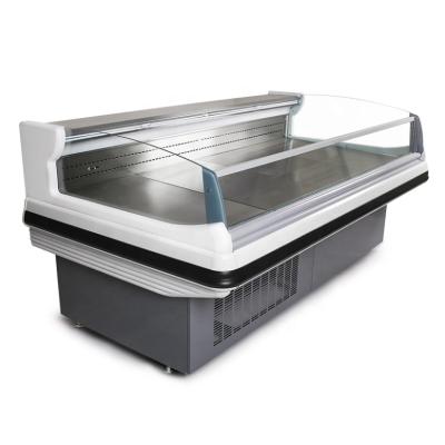 China High Quality Multicolor Open Display Chiller Fresh Meat And Fish And Seafood Showcase For Supermarket for sale