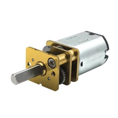 China 12mm micro speed 1.5v 12v mini drip proof dc gear electric motor for safes smart door lock for sale