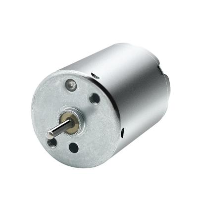 China Totally Enclosed Customizable 3v 24v Round Motor 24.3mm Micro DC Motor For Electric Floor Sweeper Curtain for sale