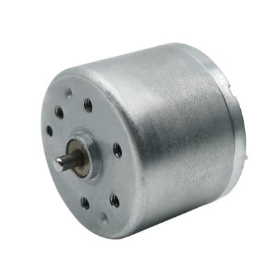 China Connmotor 1.5v 24v 24.4mm Totally Enclosed Customizable Round Micro DC Brush Motor For Model Toy Massager for sale