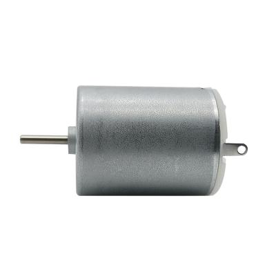 China 1.5v 24v 24mm Totally Enclosed Round Micro Brush DC Motor For Toy Car Home Appliances for sale