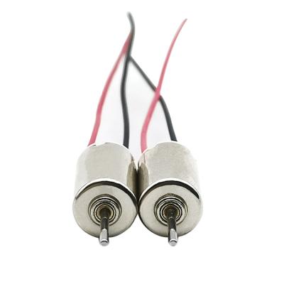 China 6mm 1.2V 4V Totally Enclosed Micro Motor Cavity Cup Coreless Motor For Digital Camera Model Toy for sale