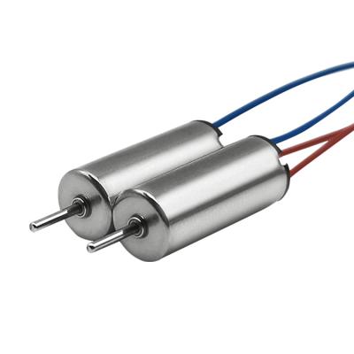 China Totally Enclosed 1.2V 6V 6mm Micro Coreless Motor 30000rpm For Model Digital Camera Toy for sale