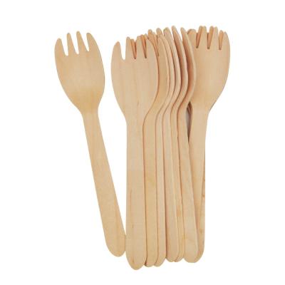 China Home.Restaurant.Bar.Hotel.Wedding Customized Birchwood Compostable Biodegradable Wooden Spork Disposable for sale