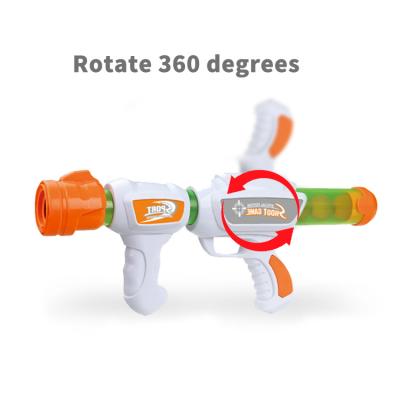 Κίνα Banatoys Power Pump Air Blaster Shooter Air Toy Gun Pistol Toys Gun Plastic Toy Gun For Kids With 3 Shooting Cups 12 Target Eva Foam Ball προς πώληση