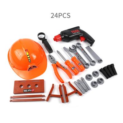 China Banatoys Cajas De Herramientas 24Pcs Capacity Manipulator Tool Slider Set Machine Repair Electric Drill Boys Multi Machine Tools Box Te koop