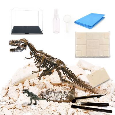 China Scientific Exploration Playing ODM Mainan Anak Dinosaur Fossil Excavation Kit Realistic Educational Dinosaur Toys For Children for sale