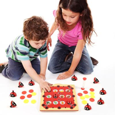 China Hot Selling Montessori ODM Chess Memory Match Toy Early Educational Baby Toys Play Board Table Kids Learning Battle Games for sale