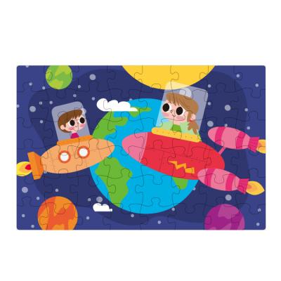 China Cartoon Toy Banatoys Rompecabezas Jigsaw Puzzle 4Types Mixed 48 Pieces Space Poultry Ccean Custom Kids Puzzle Assortment Game Montessori Toys for sale