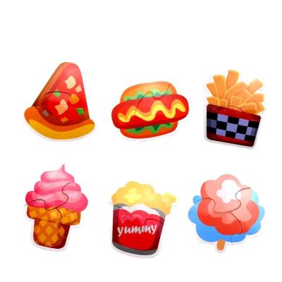 China Toy Banatoys 6in1 Rompecabezas Fruit Cartoon Fruit Shape Jigsaw Assortment Vegetable Puzzle Game Assortment Educational Montessori Toy Toy Banatoys 6in1 for sale