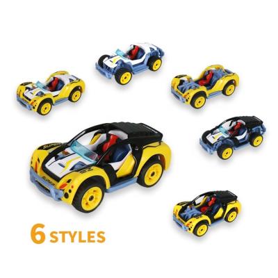 China Construction Toy DIY Build Your Own Car Play Set Assembly Construction Take Apart Car STEM Preschool Early Educational Toys For Kid for sale